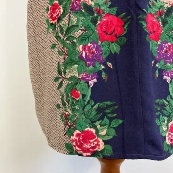 One Clothing Navy Floral Mini Dress - Picture 5 of 10